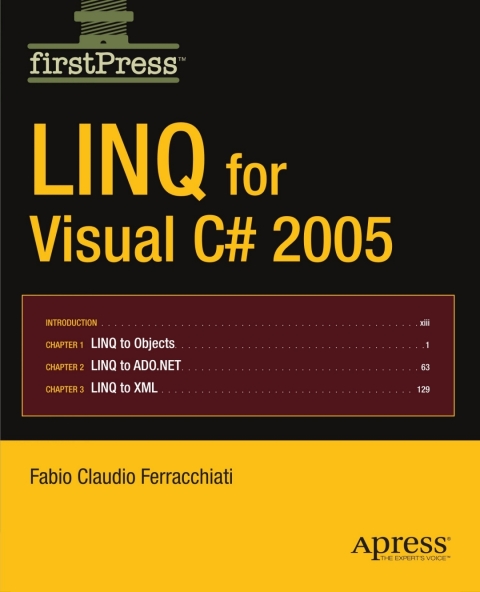 Cover image for book LINQ for Visual C# 2005