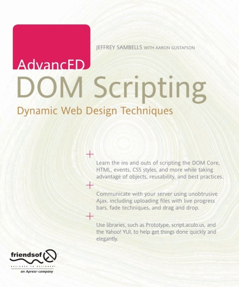 Cover image for book AdvancED DOM Scripting