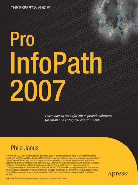 Cover image for book Pro InfoPath 2007