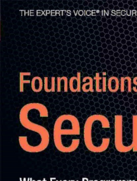 Cover image for book Foundations of Security