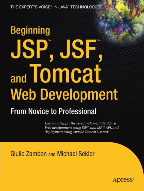 Cover image for book Beginning JSP , JSF and Tomcat Web Development