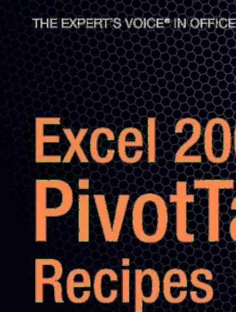 Cover image for book Excel 2007 PivotTables Recipes