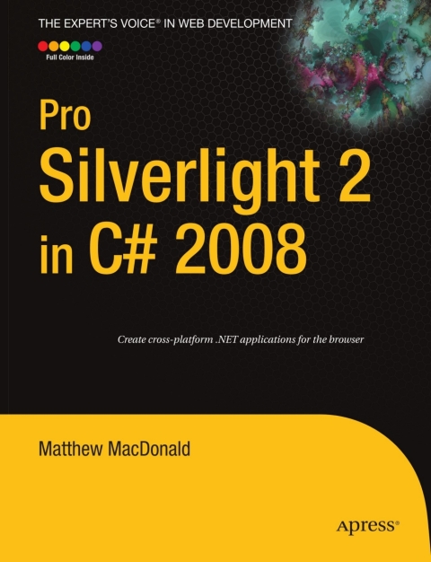 Cover image for book Pro Silverlight 2 in C# 2008
