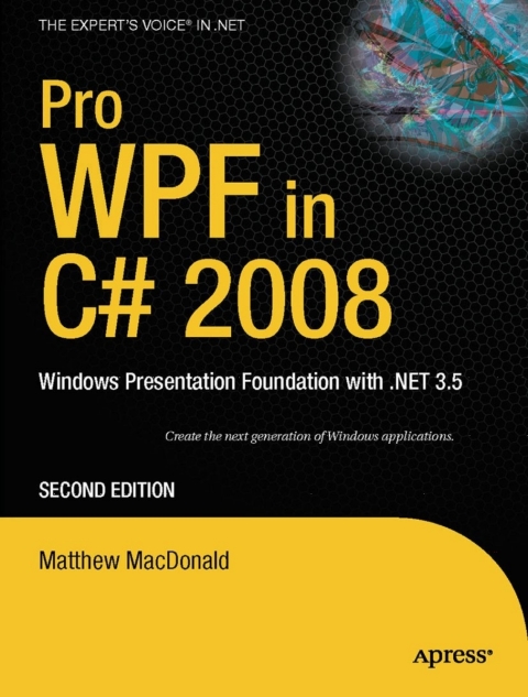 Cover image for book Pro WPF in C# 2008