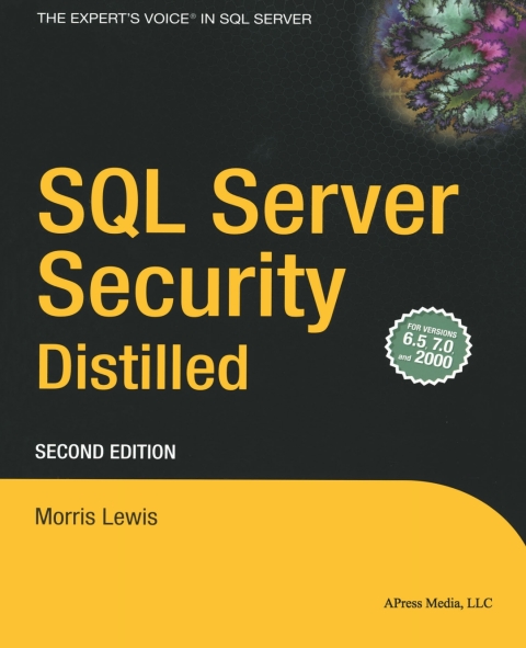 Cover image for book SQL Server Security Distilled