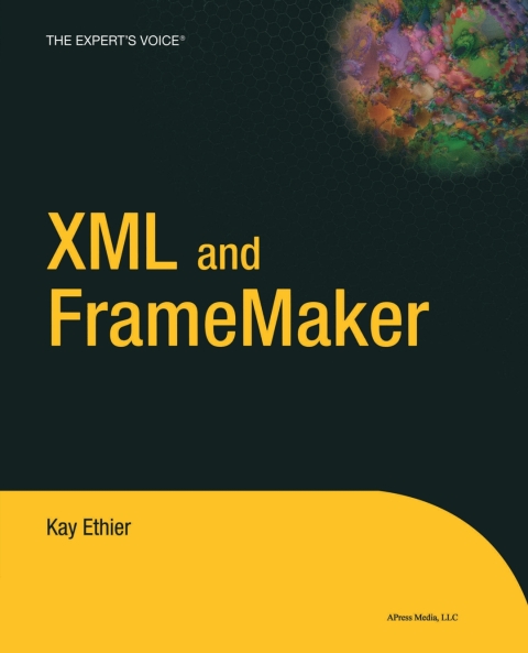 Cover image for book XML and FrameMaker