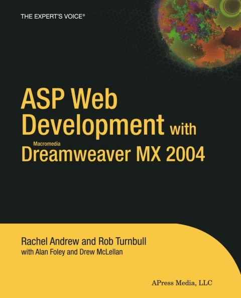 Cover image for book ASP Web Development with Macromedia Dreamweaver MX 2004