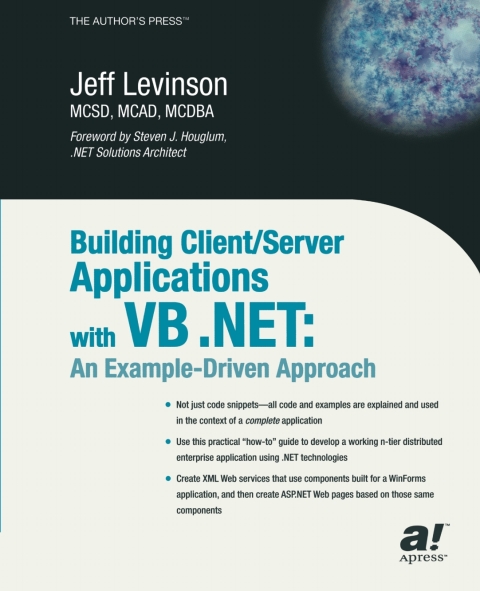 Cover image for book Building Client/Server Applications with VB .NET