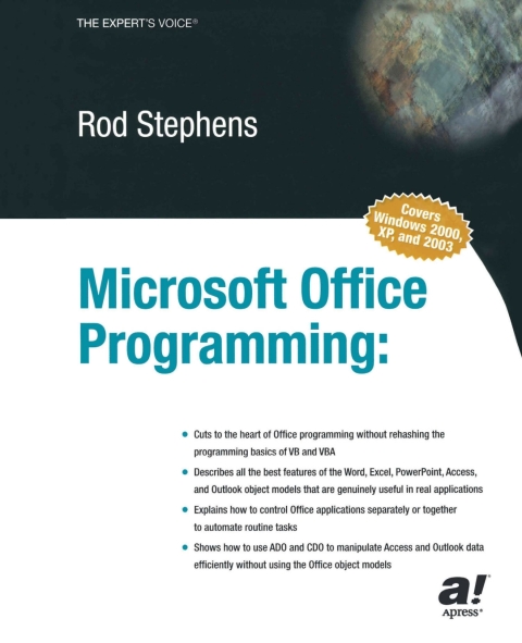 Cover image for book Microsoft Office Programming