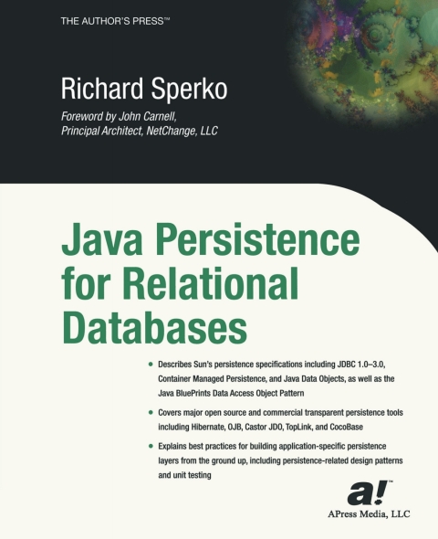 Cover image for book Java Persistence for Relational Databases