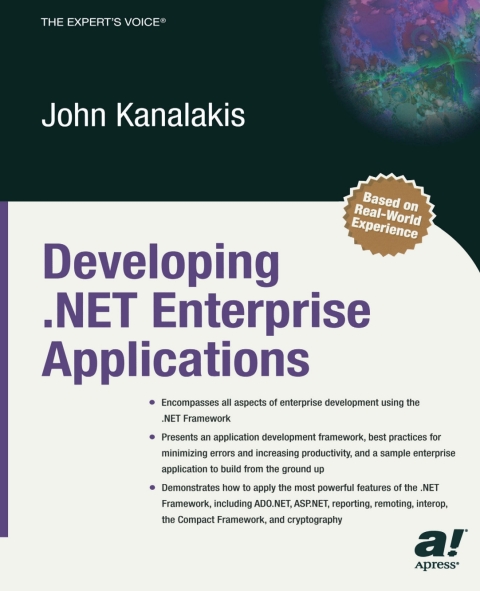 Cover image for book Developing .NET Enterprise Applications