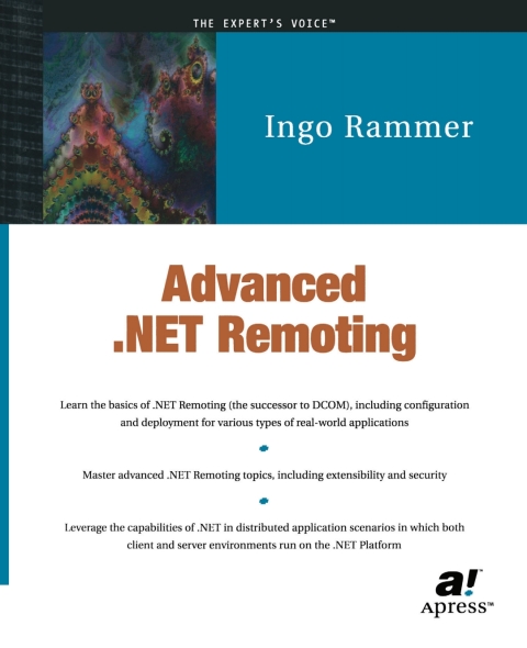 Cover image for book Advanced .NET Remoting (C# Edition)