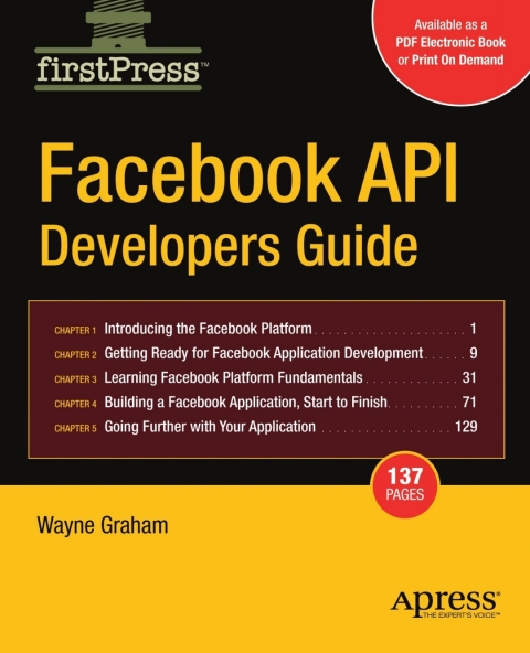 Facebook API Developers Guide 