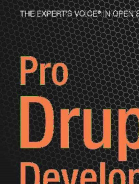 Cover image for book Pro Drupal Development