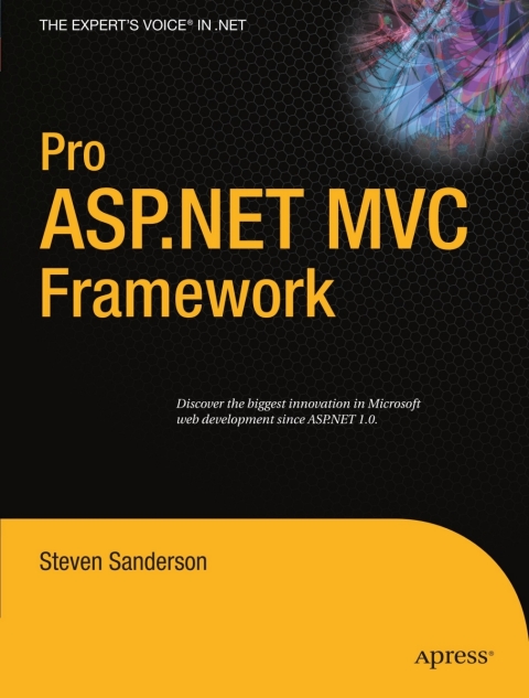 Cover image for book Pro ASP.NET MVC Framework