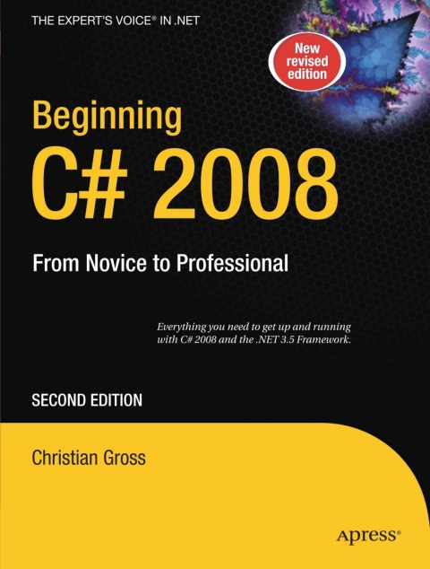 Cover image for book Beginning C# 2008