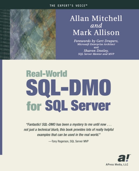 Cover image for book Real-World SQL-DMO for SQL Server