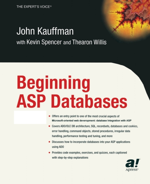 Cover image for book Beginning ASP Databases