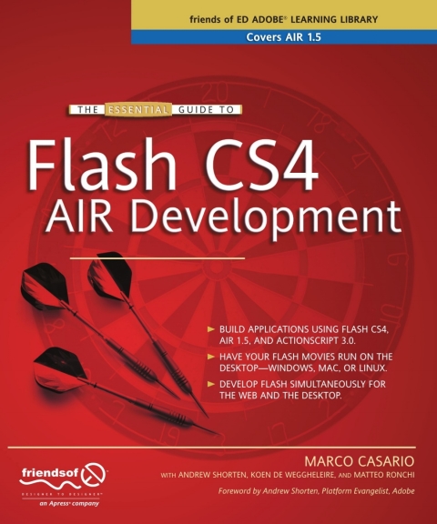 Cover image for book The Essential Guide to Flash CS4 AIR Development