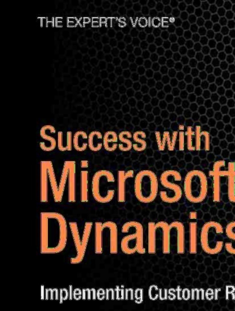 Cover image for book Success with Microsoft Dynamics CRM 4.0