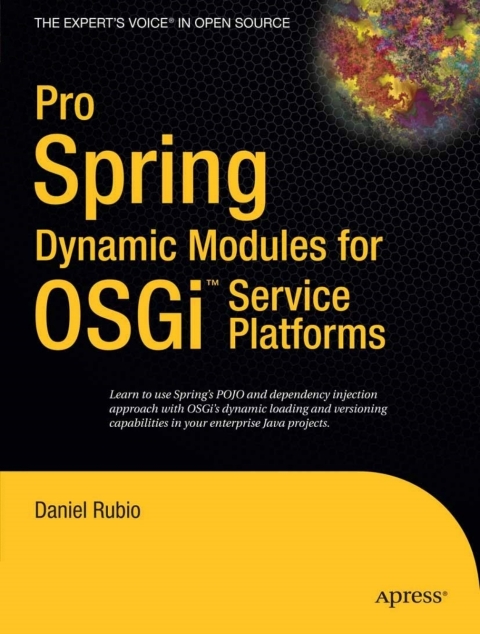 Cover image for book Pro Spring Dynamic Modules for OSGi Service Platforms