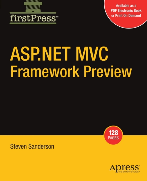 Cover image for book ASP.NET MVC Framework Preview