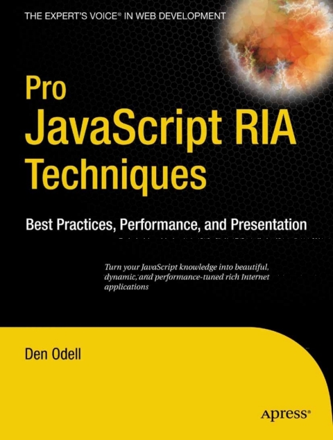 Cover image for book Pro JavaScript RIA Techniques