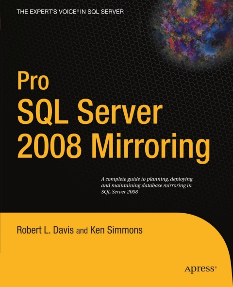 Cover image for book Pro SQL Server 2008 Mirroring