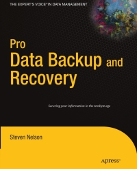 Cover image: Pro Data Backup and Recovery 9781430226628