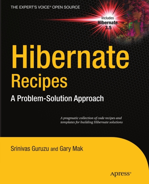 Cover image for book Hibernate Recipes
