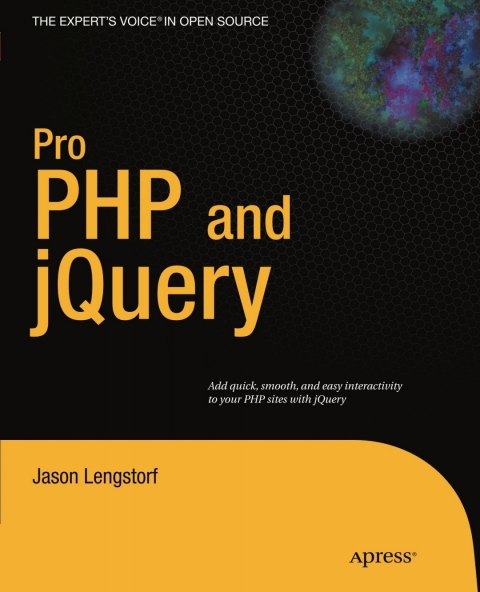 Cover image for book Pro PHP and jQuery