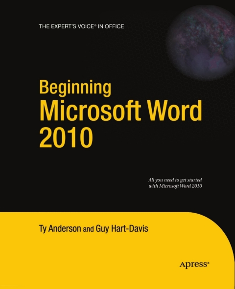 Cover image for book Beginning Microsoft Word 2010