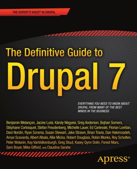 Cover image for book The Definitive Guide to Drupal 7