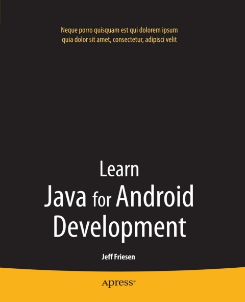Cover image for book Learn Java for Android Development