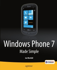 Cover image: Windows Phone 7 Made Simple 9781430233121