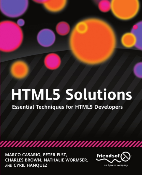 Cover image for book HTML5 Solutions