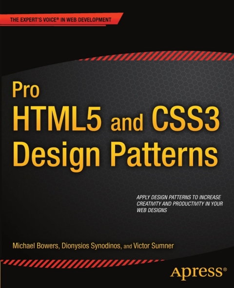 Cover image for book Pro HTML5 and CSS3 Design Patterns