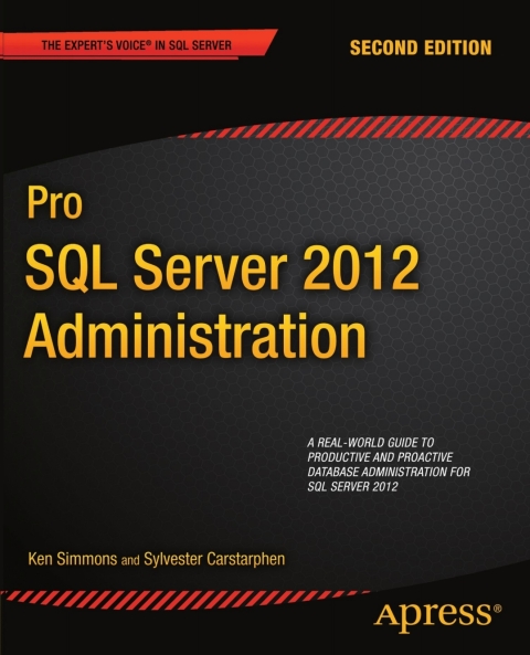 Cover image for book Pro SQL Server 2012 Administration
