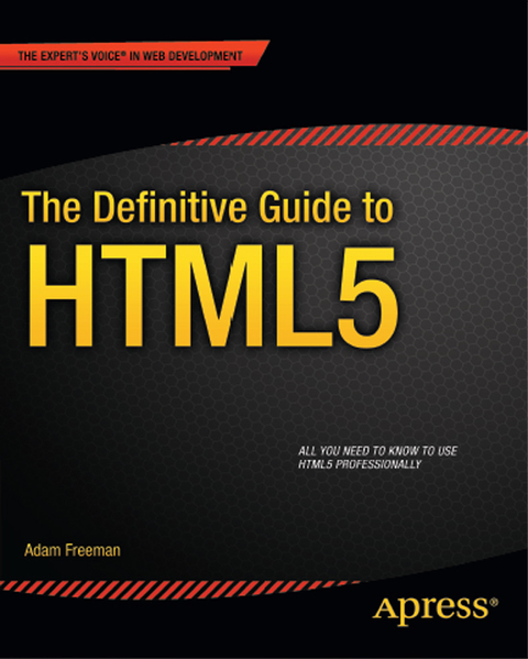 Cover image for book The Definitive Guide to HTML5