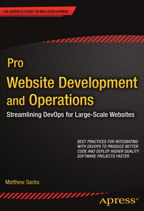 Cover image for book Pro Website Development and Operations