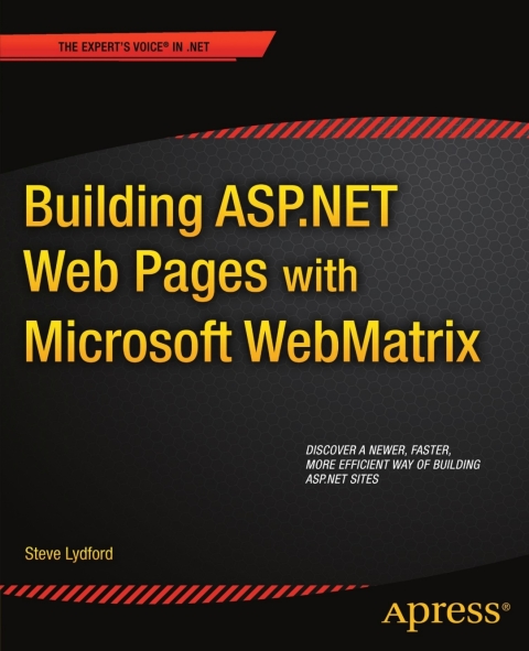 Cover image for book Building ASP.NET Web Pages with Microsoft WebMatrix