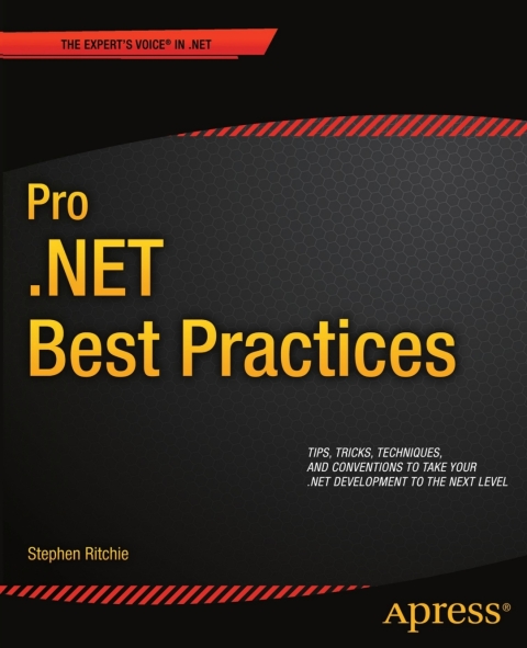 Cover image for book Pro .NET Best Practices