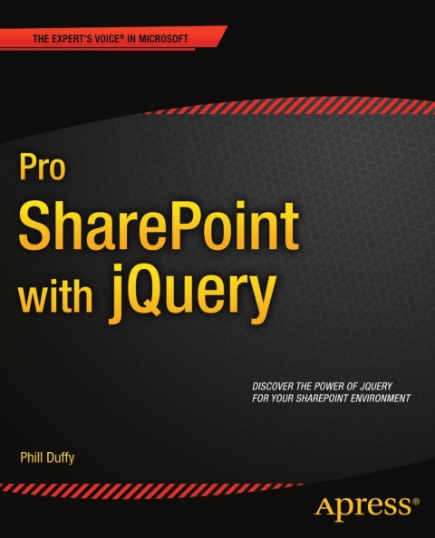 Cover image for book Pro SharePoint with jQuery