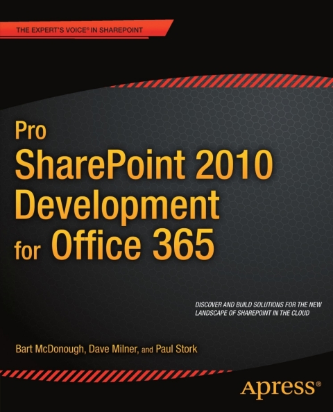 Cover image for book Pro SharePoint 2010 Development for Office 365