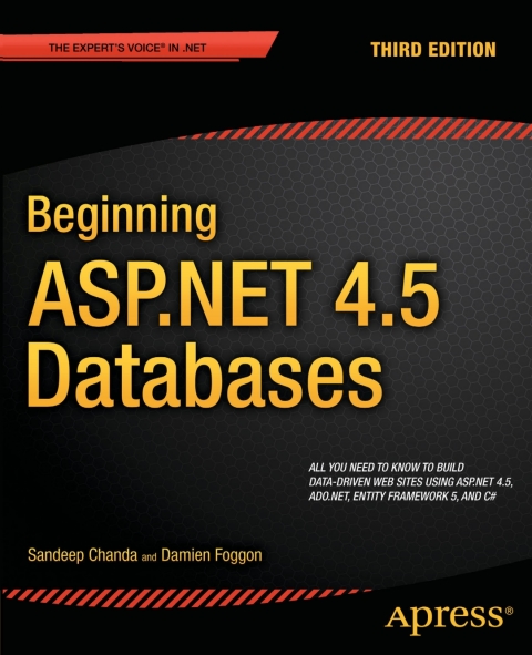 Cover image for book Beginning ASP.NET 4.5 Databases