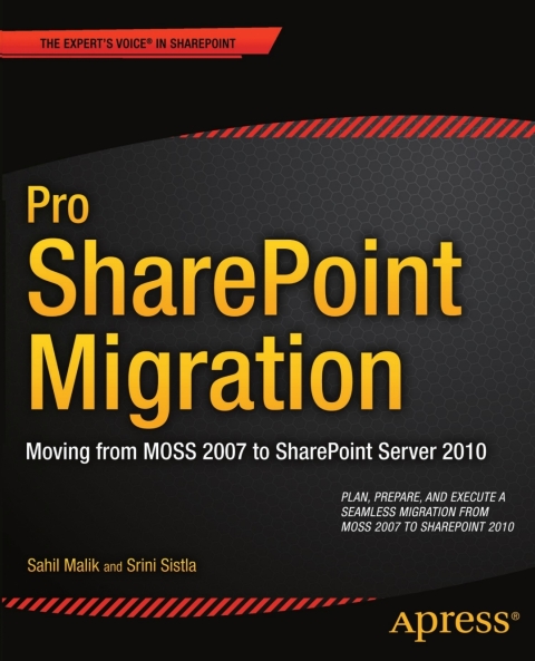 Cover image for book Pro SharePoint Migration