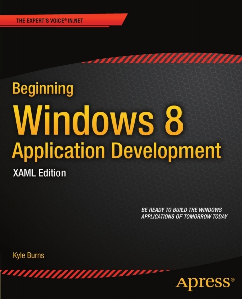 Cover image for book Beginning Windows 8 Application Development - XAML Edition
