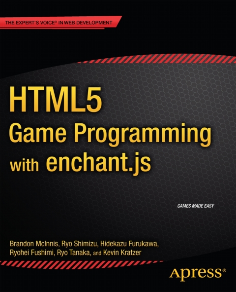 Cover image for book HTML5 Game Programming with enchant.js