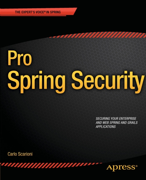 Cover image for book Pro Spring Security