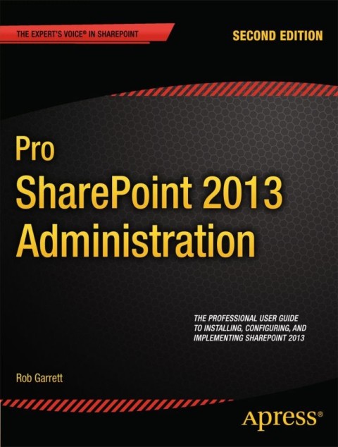 Cover image for book Pro SharePoint 2013 Administration